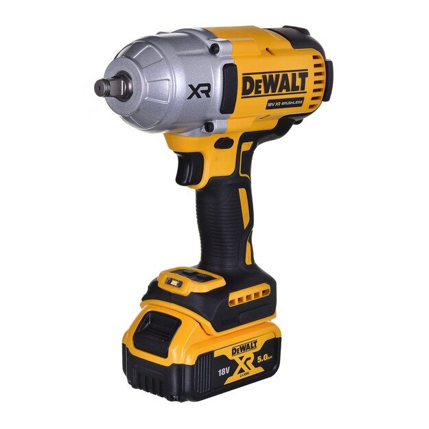 Smūginis veržliasukis 1/2  18V 2x5,0Ah DCF900P2T-QW DEWALT