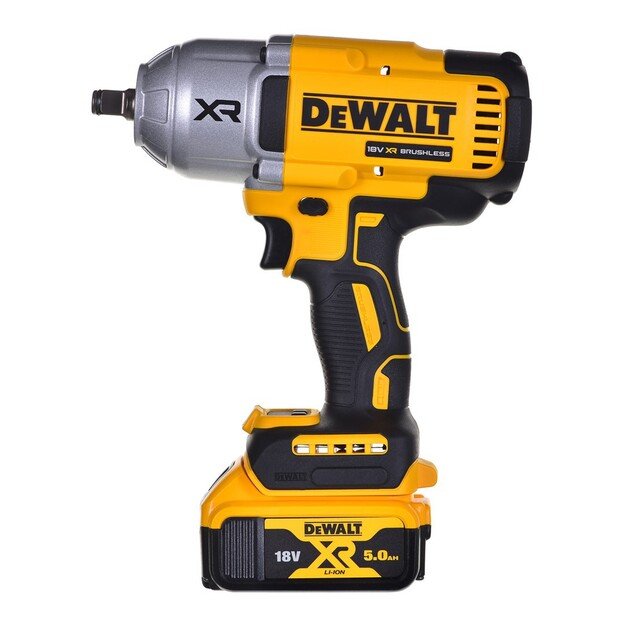 Smūginis veržliasukis 1/2  18V 2x5,0Ah DCF900P2T-QW DEWALT