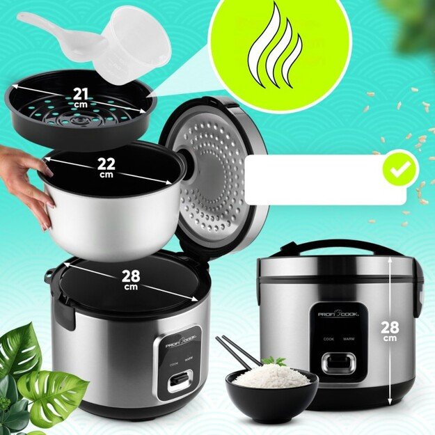 Rice cooker PC-RK 1285 PROFICOOK