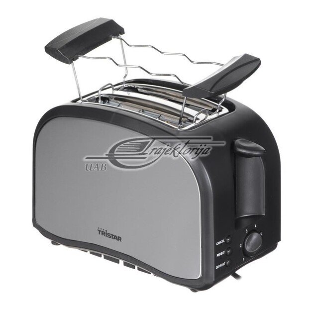 Tristar Toaster | BR-1022 | Power 800 W | Number of slots 2 | Housing material Plastic | Silver