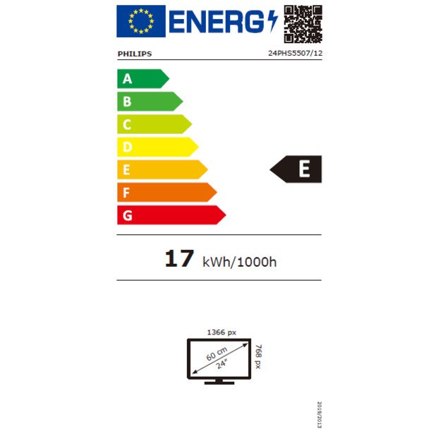 Philips | LED HD TV | 24PHS5507/12 | 24  (60 cm) | HD LED | Black