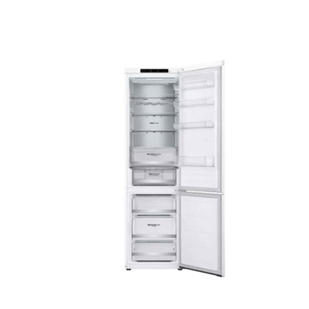 LG | Refrigerator | GBV5240DSW | Energy efficiency class D | Free standing | Combi | Height 203 cm | No Frost system | Fridge ne