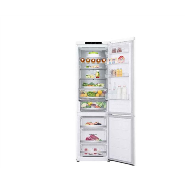 LG | Refrigerator | GBV5240DSW | Energy efficiency class D | Free standing | Combi | Height 203 cm | No Frost system | Fridge ne