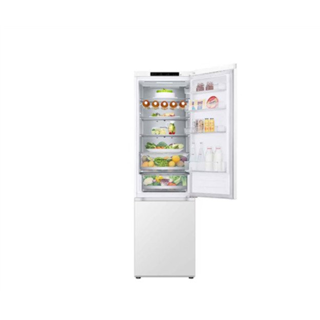 LG | Refrigerator | GBV5240DSW | Energy efficiency class D | Free standing | Combi | Height 203 cm | No Frost system | Fridge ne