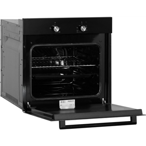 Simfer | Oven | 8004AERSP | 62 L | Electric | Manual | Mechanical control | Height 60 cm | Width 60 cm | Black