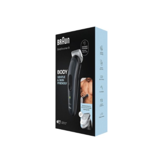 Braun Body Groomer | BG3340 | Cordless | Black/Grey 4