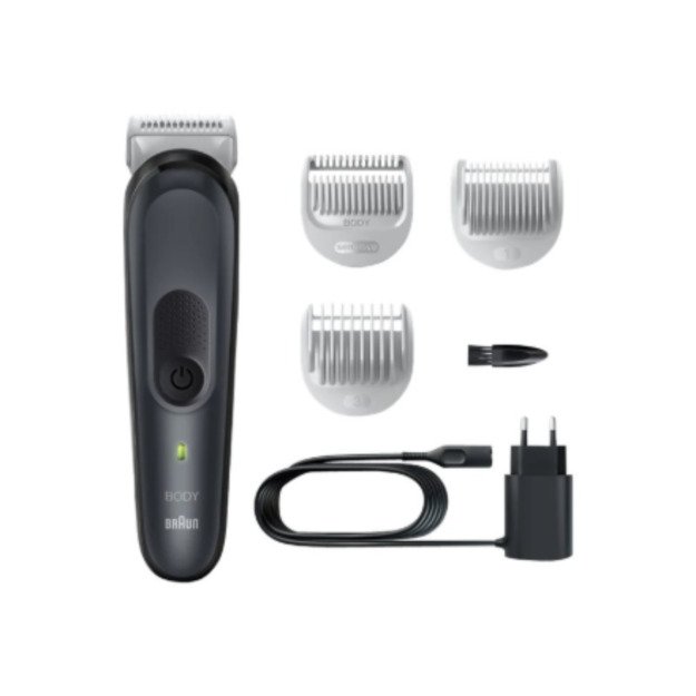 Braun Body Groomer | BG3340 | Cordless | Black/Grey 5