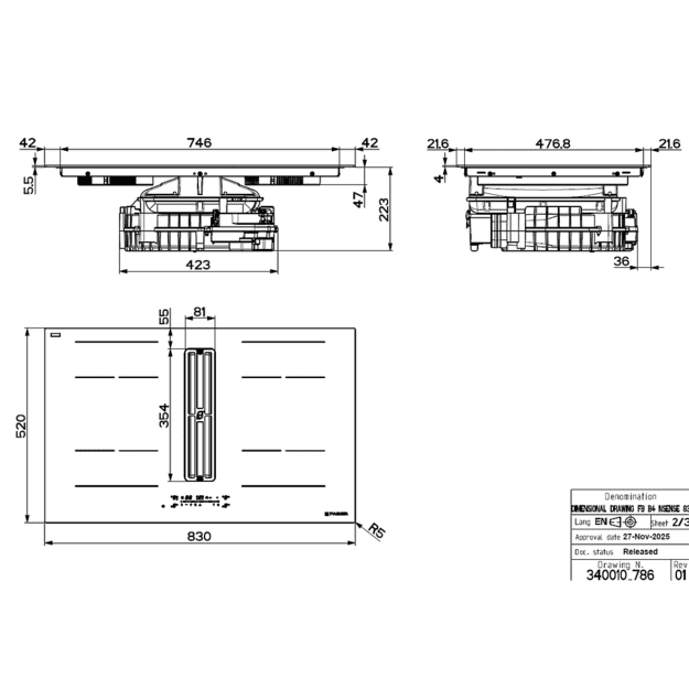 FABER GALILEO WIDE F830