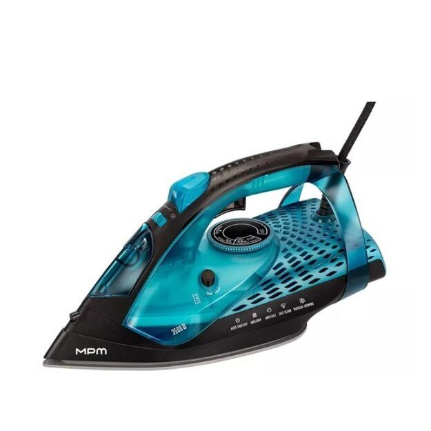 MPM MZE-29 Steam iron 3500 W Blue, Black