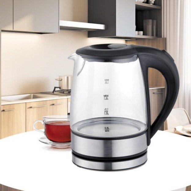 Electric kettle szklany 1630W MR-062-BLACK MAESTRO