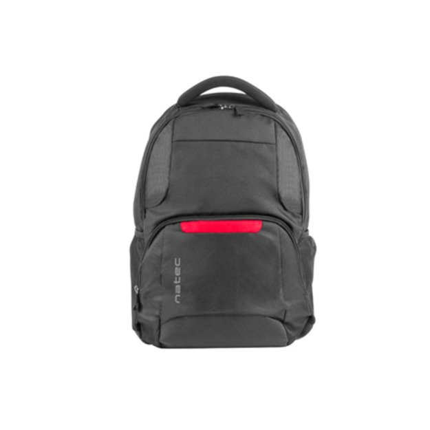 Natec | NTO-1386 | Laptop Backpack Eland | Backpack | Black | 15.6   | Shoulder strap