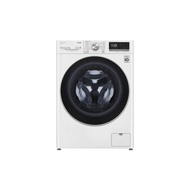 LG | Washing Machine With Dryer | F2DV5S7S1E | Energy efficiency class D | Front loading | Washing capacity 7 kg | 1200 RPM | De