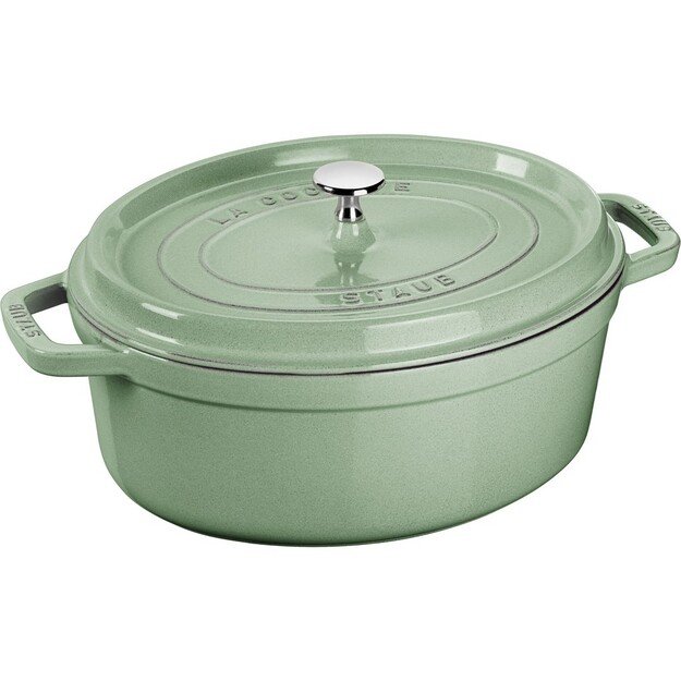 Oval cast iron pot 4.2 ltr, mint