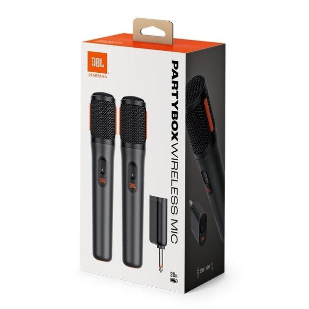 JBL Partybox Wireless Mic, juoda