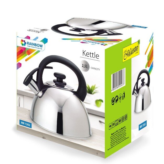 Feel-Maestro MR1302 kettle 2.5 L Stainless steel