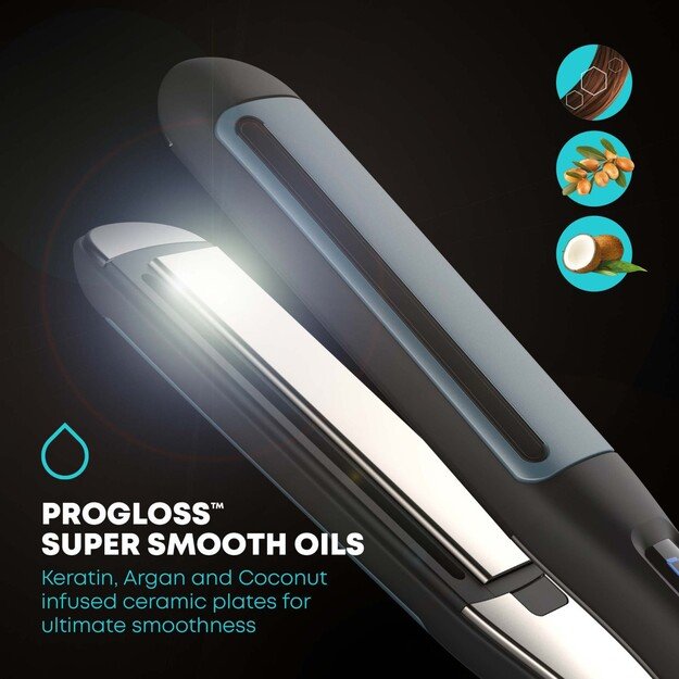 Revamp ST-1800-EU Progloss Hydro Shield Shine Ceramic Straightener With Smart Sensor