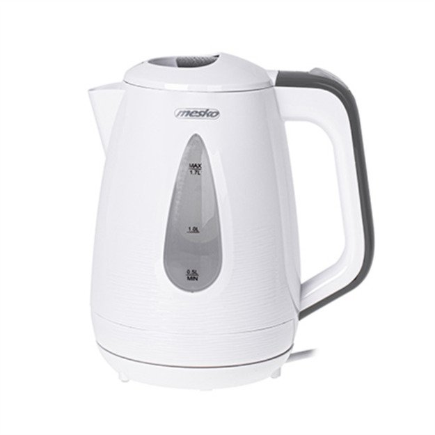 Mesko Kettle | MS 1261g | Electric | 2200 W | 1.7 L | Polypropylene | 360° rotational base | Grey