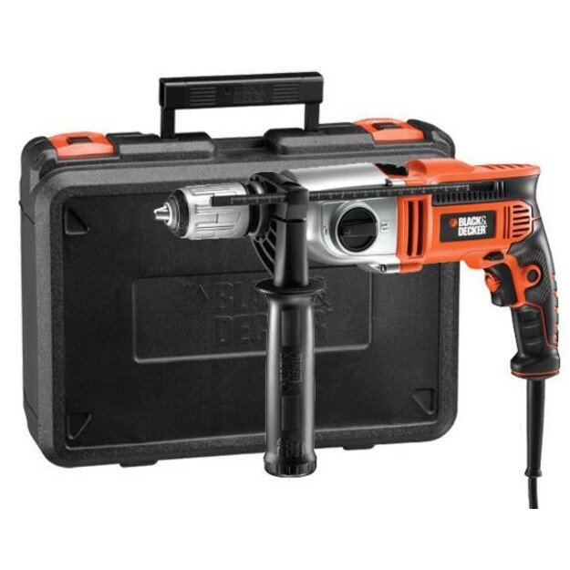 Smūginis gręžtuvas 1100W 13mm BLACK+DECKER