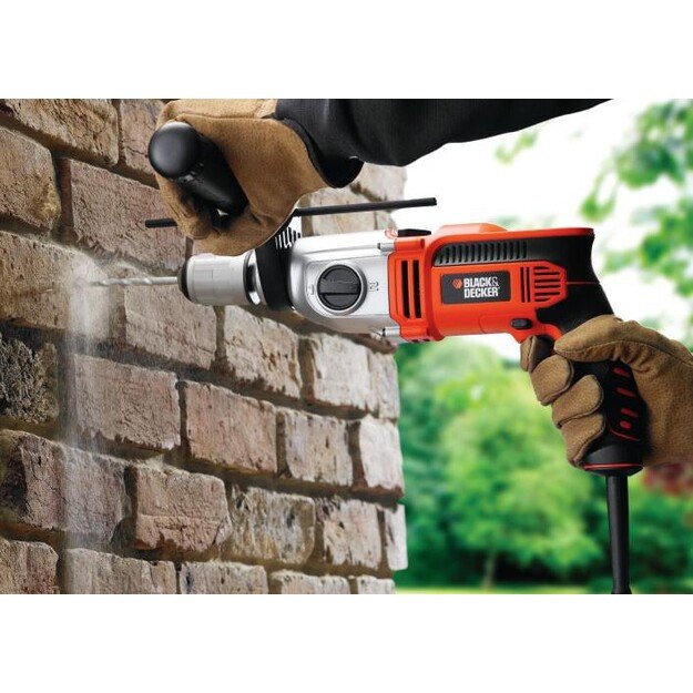 Smūginis gręžtuvas 1100W 13mm BLACK+DECKER