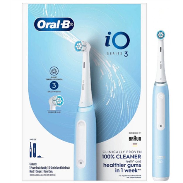 Oral-B Electric Toothbrush | iO3N | Rechargeable | For adults | Number of brush heads included 1 | Number of teeth brushing mode