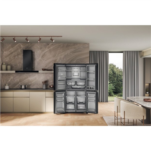 Whirlpool Refrigerator | WQ9I FO2BX EF | Energy efficiency class E | Free standing | Side by side | Height 187.6 cm | No Frost s