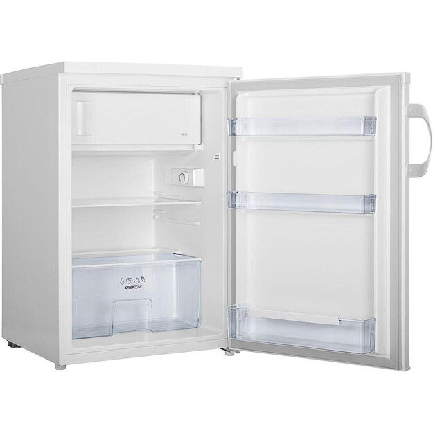 Gorenje | Refrigerator | RB492PW | Energy efficiency class E | Free standing | Larder | Height 84.5 cm | Fridge net capacity 107