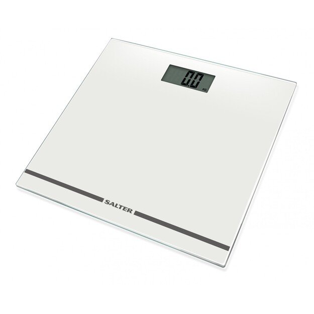 Salter 9205 WH3RLarge Display Glass Electronic Bathroom Scale - White