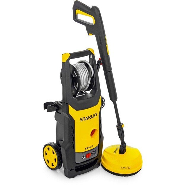 STANLEY SXPW16PE High Pressure Washer with Patio Cleaner (1600 W, 125 bar, 420 l/h) | Stanley 1600 W | 125 bar | 420 l/h