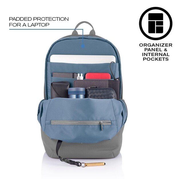 XD DESIGN ANTI-THEFT BACKPACK BOBBY SOFT GREY P/N: P705.792