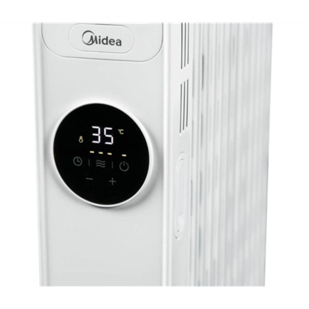 Midea Oil Radiator Heater | NY2513-22MR | Oil Radiator | 2500 W | Number of power levels 3 | Suitable for rooms up to 35 m² | W