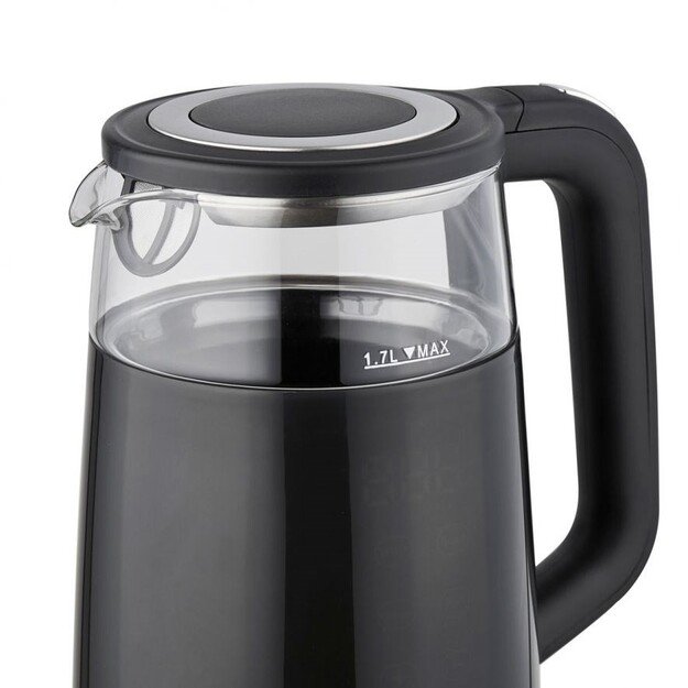 ELDOM Kettle NEVO, 2200 W, 1.7 L, temperature control, plastic + glass