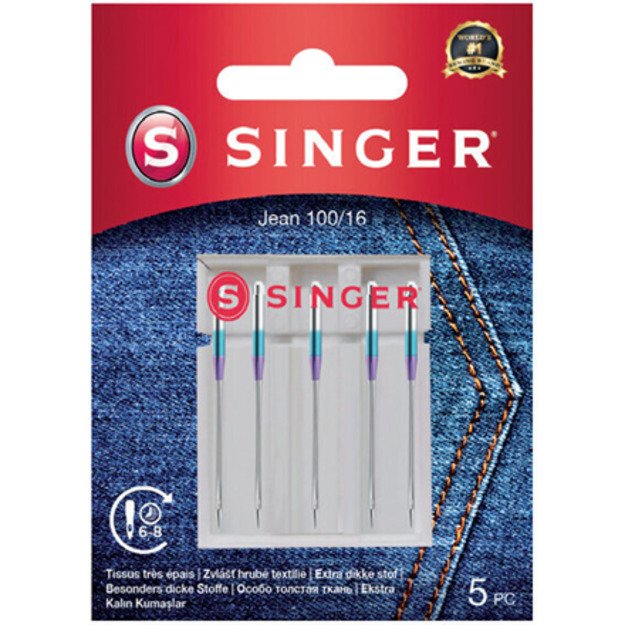 Singer | Denim Needle 100/16 5PK