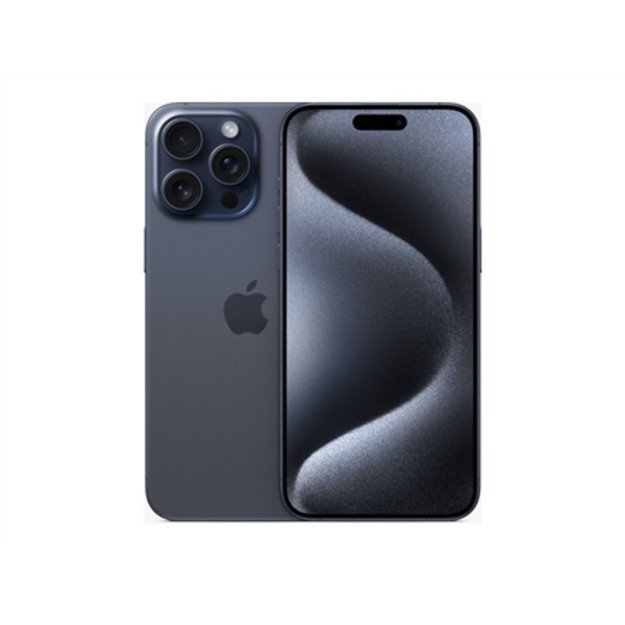 Apple | iPhone 15 Pro Max | Blue Titanium | 6.7   | 2796 x 1290 pixels | Apple | A17 Pro | Internal RAM 8 GB | 512 GB | Dual SIM