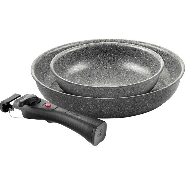 set of 2 frying pans (20 + 28 cm) 1H