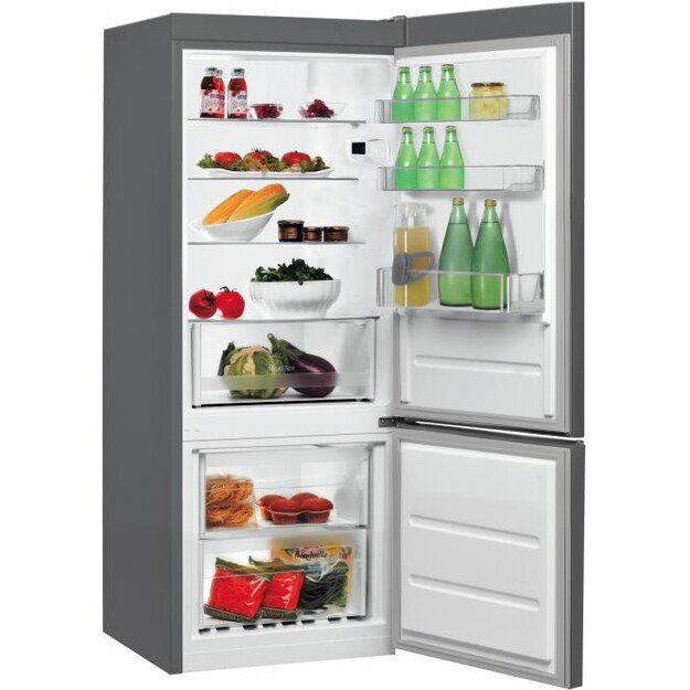 INDESIT | Refrigerator | LI6 S2E X | Energy efficiency class E | Free standing | Combi | Height 158.8 cm | Fridge net capacity 1