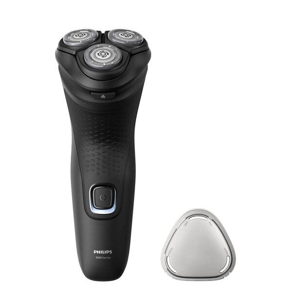 Philips Electric Shaver | S1141/00 1000 Series | Operating time (max) 40 min | Wet & Dry | NiMH | Deep Black