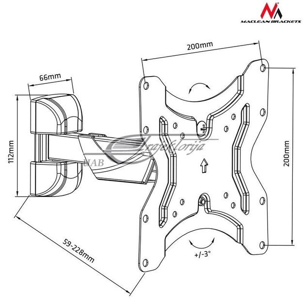 Mount Maclean MC-741 (Rotary, 13  - 42 , max. 25kg)