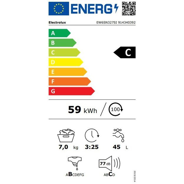 Skalbyklė ELECTROLUX EW6SN327SI