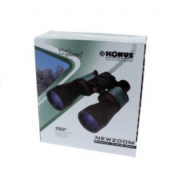 Konus Binoculars Newzoom 10-30x60