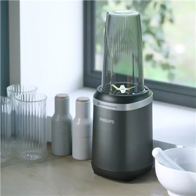 Philips Blender | HR2766/00 | Tabletop | 1000 W | Jar material Plastic | Jar capacity 0.7 + 0.3 L | Ice crushing | Black