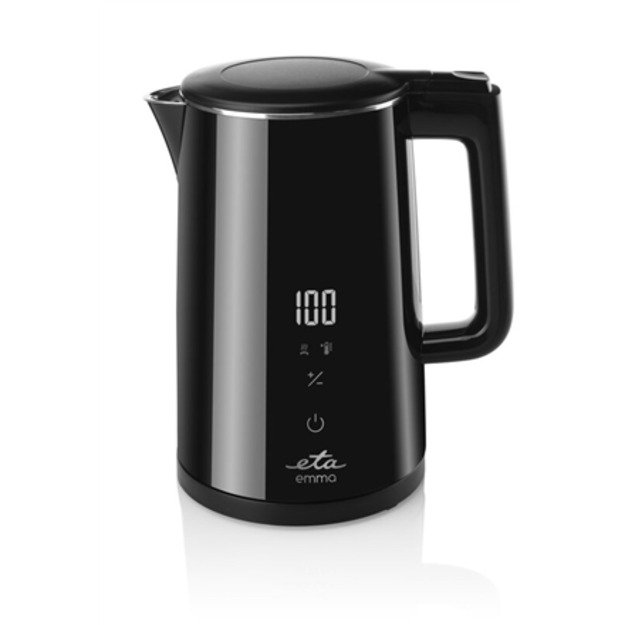 ETA | Kettle | ETA559590000 Emma | Electric | 2200 W | 1.5 L | Stainless steel | 360° rotational base | Black