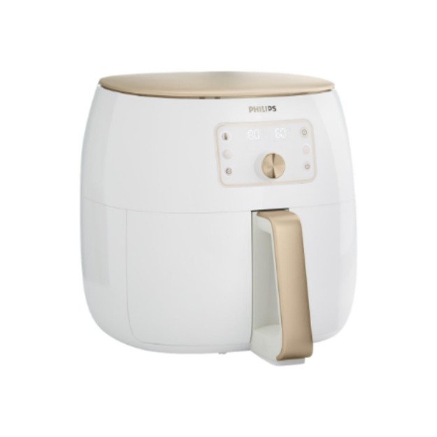 Philips | Airfryer XXL | HD9870/20 Premium | Power 2225 W | Capacity 7.3 L | Smart Sensing Technology | White Champagne