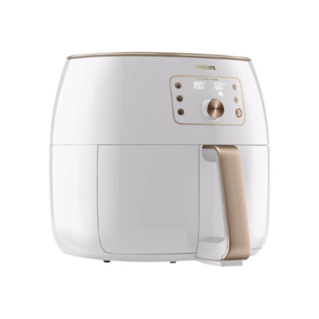 Philips | Airfryer XXL | HD9870/20 Premium | Power 2225 W | Capacity 7.3 L | Smart Sensing Technology | White Champagne