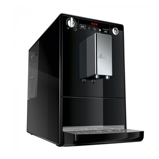 MELITTA E950-201 SOLO automatinis kavos aparatas, juoda-sidabro