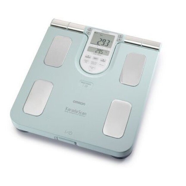 Omron BF511 Square Turquoise Electronic personal scale