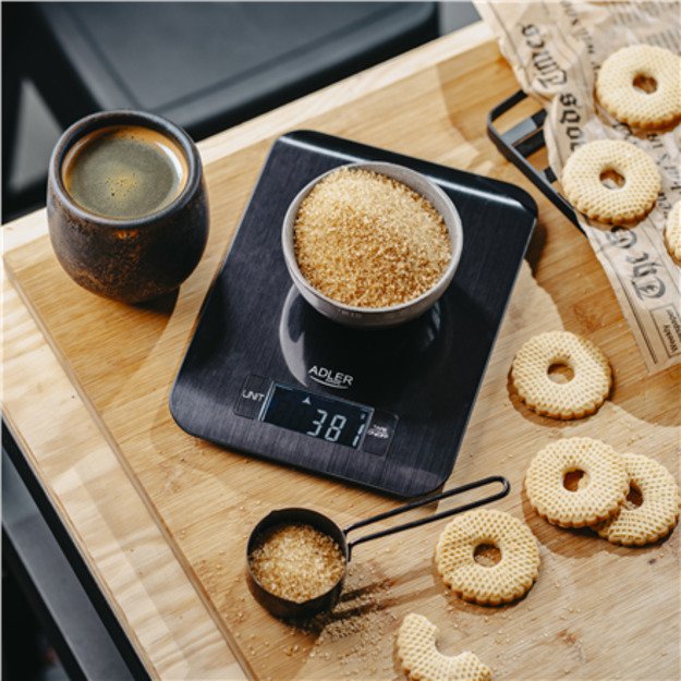 Adler Kitchen Scale | AD 3183b | Graduation 1 g | Black