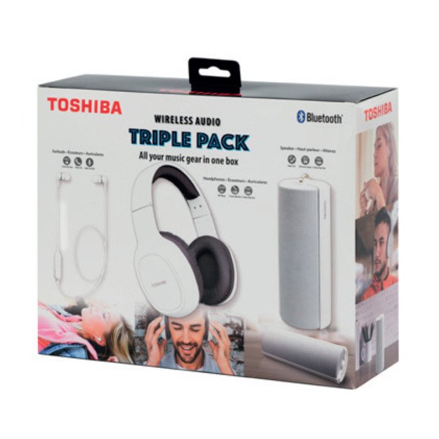 Toshiba Wireless Audio Triple Pack HSP-3P19 white