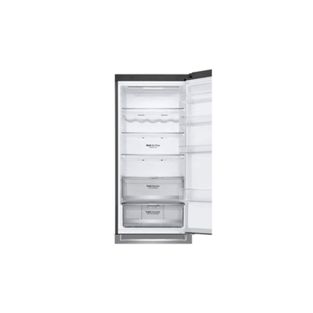 LG | Refrigerator | GBB72PZDMN | Energy efficiency class E | Free standing | Combi | Height 203 cm | No Frost system | Fridge ne