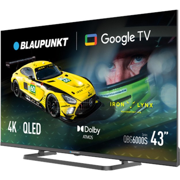 Blaupunkt QLED TV | 43QBG6000S | 43 | Smart TV | Google TV | Black 9