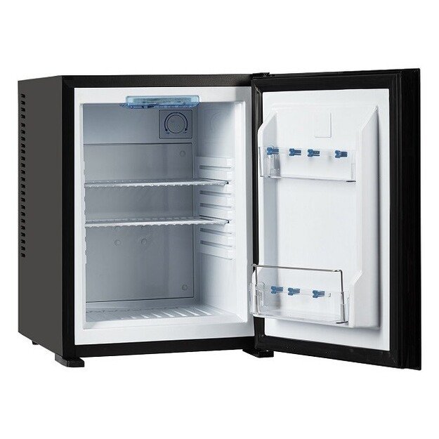 MPM-30-MBS-06/L Minibar refrigerator Freestanding Black with GLASS FRONT BLACK